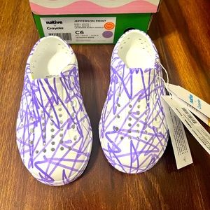 Native Shoes Jefferson Slip-On x Crayola Size 6 walker NWT